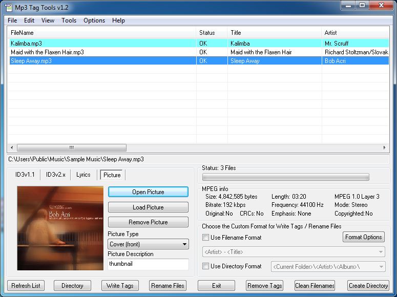 automatic mp3 tag editor mac free